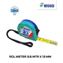 Roll Meter / Meteran / Measuring Tape  WOOD 3.6 MTR X 13 MM