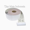 TJAP MATA / CAP MATA Amplas Kain 4" Roll Putih 50 MTR "PRO", dengan Lapisan Anti Statis(#60)