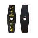 TJAP MATA / CAP MATA Pisau Potong Rumput Gendong / Brush / Grass Cutter Blade (2 Mata) 305 X 90 X 1.6 MM