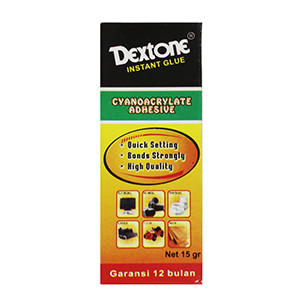 Lem Tetes Dewa Instan Glue Dextone - 15 gr