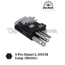 TJAP MATA / CAP MATA Kunci L SET 9 PCS SNCM+V - (STAR)