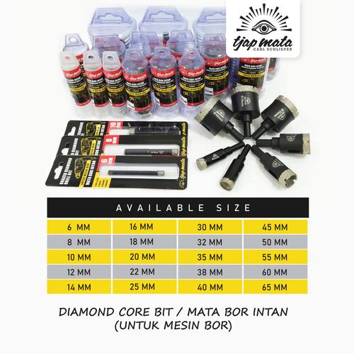 Salin TJAP MATA / CAP MATA  Mata Bor Granit / Marmer / Keramik (Mesin Bor) 65 MM