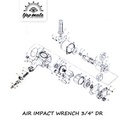TJAP MATA / CAP MATA Spare Part Air Impact 3/4"DR | No.37 (CONICAL SPRINGSEAT)
