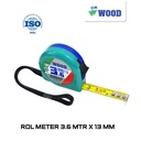 Roll Meter / Meteran / Measuring Tape  WOOD 3.6 MTR X 13 MM