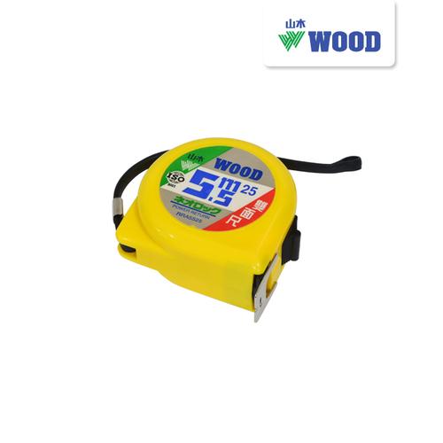Roll Meter / Meteran / Measuring Tape  WOOD 5.5 MTR X 25 MM