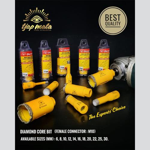 TJAP MATA / CAP MATA Mata Bor Granit/Kaca/Marmer/Keramik (Drat M10) - 20 MM