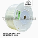 TJAP MATA / CAP MATA Selang PU Roll Clear