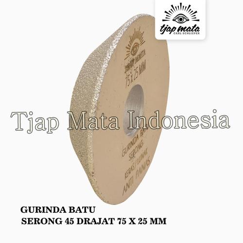 TJAP MATA / CAP MATA Mata Pinggul Bevel - Serong 45⁰  75 X 25 MM