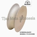 TJAP MATA / CAP MATA Mata Pinggul Bevel/Gurinda Batu Model U 75 X 20 MM