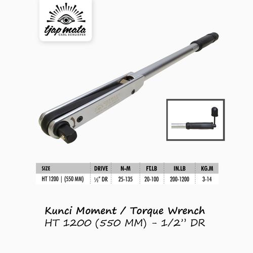 TJAP MATA / CAP MATA Kunci Momen / Torsi / Torque 1/2" DR - HT 1200