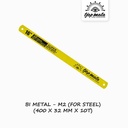 TJAP MATA / CAP MATA Power Hacksaw Blade / Gergaji Mesin Potong Besi, BI Metal M2 400 X 32MM X 10T