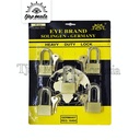 TJAP MATA / CAP MATA Gembok Kotak (40 MM - 5 PCS),Leher Panjang "Keyalike"