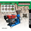 MESIN CETAK PELET MAHKOTA TYPE MPM - 300 B KAPASITAS 600 KG
