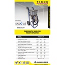 Tigon Pneumatic Airless Paint Sprayer Gun Cet Listrik TPS 391 CFP