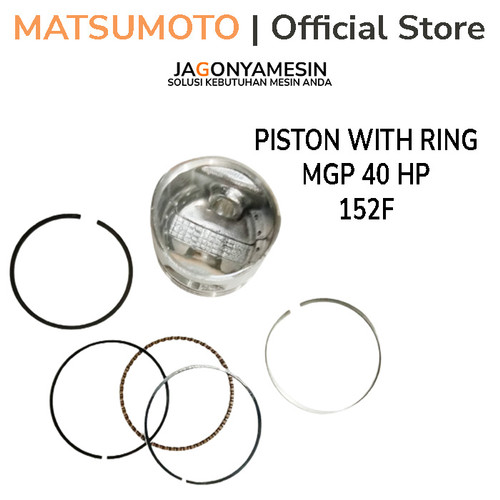 PISTON ASSY SET SPAREPART POMPA AIR MATSUMOTO MGP 40 HP