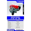 mesin penggerak diesel solar air r-180 8 hp original