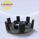 MAHKOTA PART FIXED CRUSHER DISK FOR MESIN GILING PADI KD-550 HM