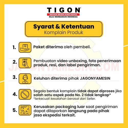Tigon Selang Vibrator model colok 38 mm x 4 meter | TVH-384 P
