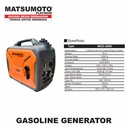 Genset Silent Bensin MGG 2000i Gasoline 2000 Watt Inverter Bensin