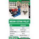 MESIN CETAK PELET MAHKOTA TYPE MPM - 260 B KAPASITAS 400 KG