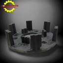MAHKOTA PART FIXED CRUSHER DISK FOR MESIN GILING PADI KD-550 HM