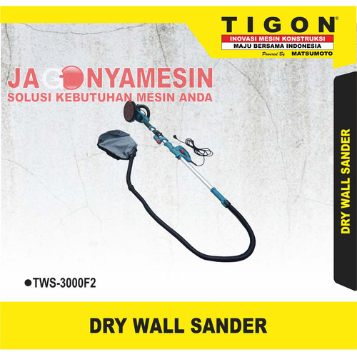 tigon dry wall sander mesin poles dinding tws-3000f2