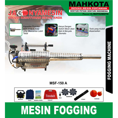 MESIN FOGGING MACHINE MAHKOTA MSF-150 A ELEKTRIK DAN MANUAL