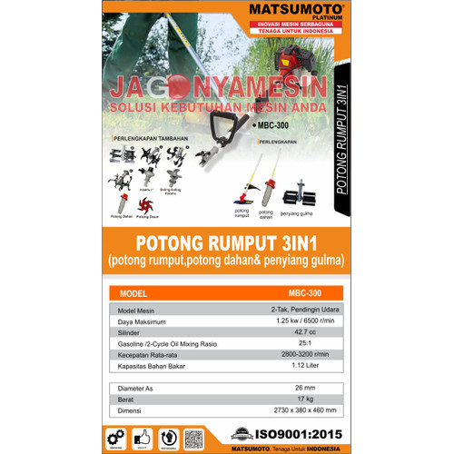 MATSUMOTO CHAINSAW POTONG DAHAN RANTING BATANG POHON