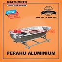 perahu aluminium boat 7 orang size 3.6 360 L