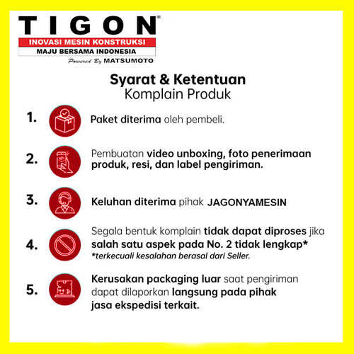 penekuk pipa 76 MM Tigon TRR-76 E (GARANSI RESMI)