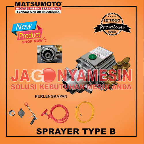 SPRAYER PUMP FOR MESIN TILLER BAJAK SAWAH ( GARANSI RESMI )