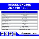 Mesin Penggerak Diesel NISHIKAWA ZS-1100 ( GARANSI RESMI )