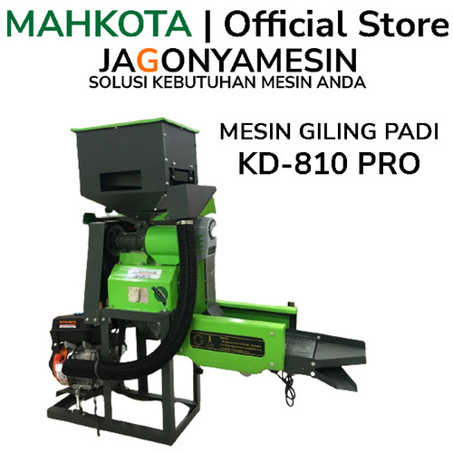 GILING PADI MAHKOTA KD-810 PRO 8HP BAHAN BAKAR BENSIN( GARANSI RESMI )