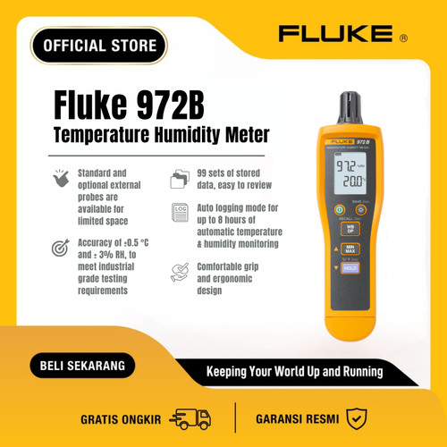 Fluke 972B Temperature and Humidity Meter