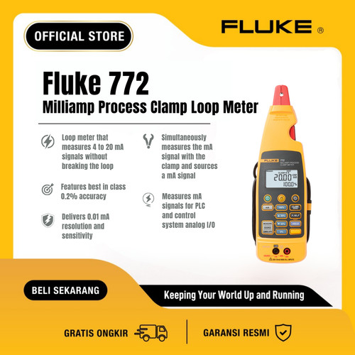 Fluke 772 Milliampere Process Clamp Loop Meter