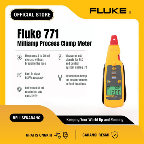 Fluke 771 Milliampere Process Clamp Meter