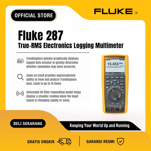 Fluke 287 True-RMS Electronics Logging Multimeter