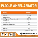 KINCIR AIR TAMBAK / PADDLE WHEEL MATSUMOTO MPWA-21