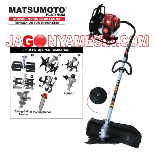 MESIN POTONG RUMPUT 2in1 4-TAK MATSUMOTO (MBC-435 HD)