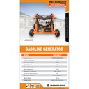 Genset Gasoline Generator Series Open MGG-3990ET Garansi Resmi