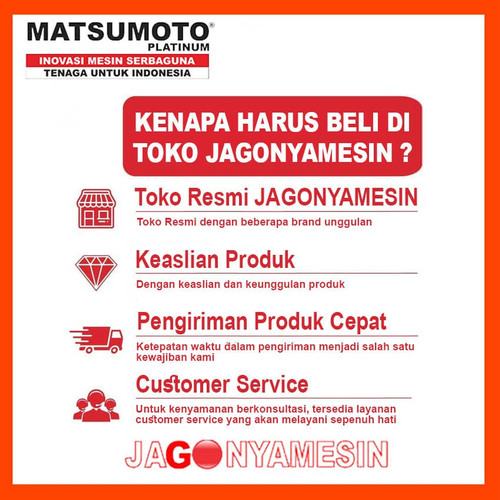 Pompa Air/ Pompa Alkon MATSUMOTO (MGP-100B) ( GARANSI RESMI )