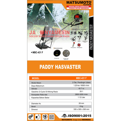 Cultivator Brush Cutter / Cutting Head / Penyiang Gulma Type B
