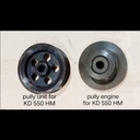 PULLY ENGINE UNIT MESIN GILING PADI KD 550 HM ORIGINAL