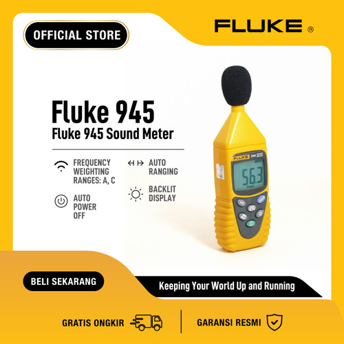 FLUKE 945 Digital Sound Level Meter - 30 to 130 dB
