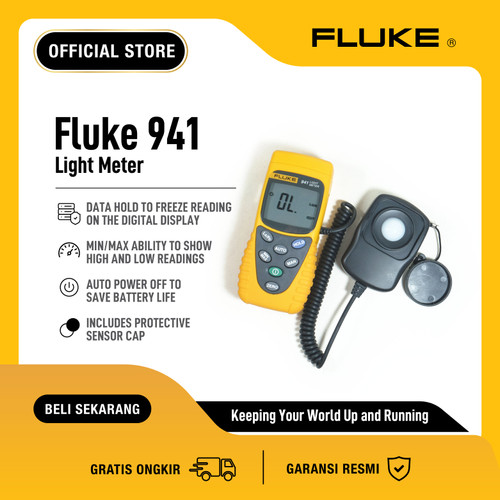 FLUKE 941 Digital Lux Meter, Light Meter