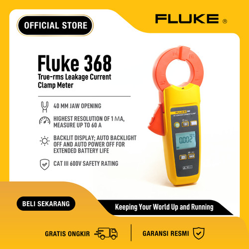 FLUKE 368 Leakage Current Clamp Meter, 40MM JAW