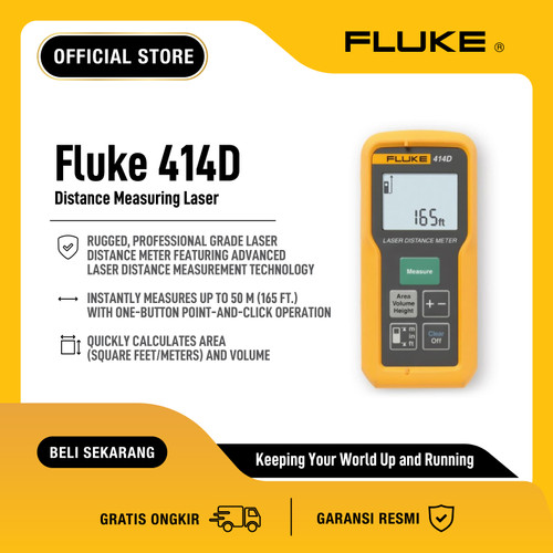 FLUKE 414D Distance Measuring Laser - 50 Meter