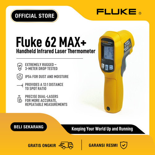FLUKE 62 MAX+ Dual Laser Infrared Thermometer