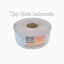 TJAP MATA / CAP MATA Amplas Kain 4" Roll Putih 50 MTR "PRO", dengan Lapisan Anti Statis(#100)