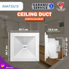 Ceiling Exaust Fan Plafon 6 Inch Exhaust Ducting Hemat Listrik